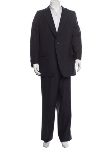 Lanvin Suiting Striped Two-Piece Suit L