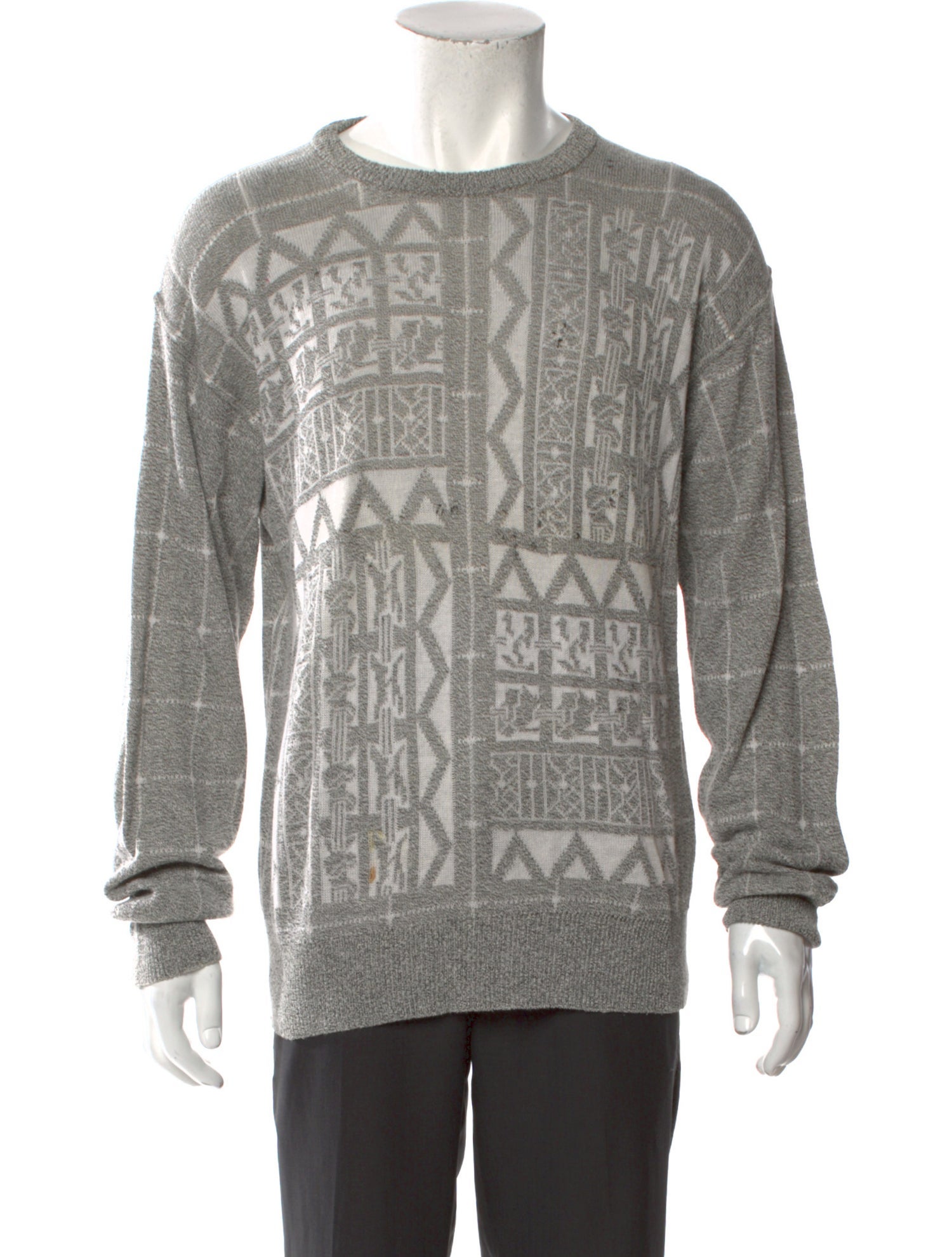 Lanvin Crew Neck Long Sleeve Pullover