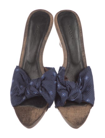 Lanvin Studded Accents Slides