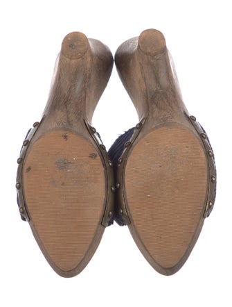 Lanvin Studded Accents Slides