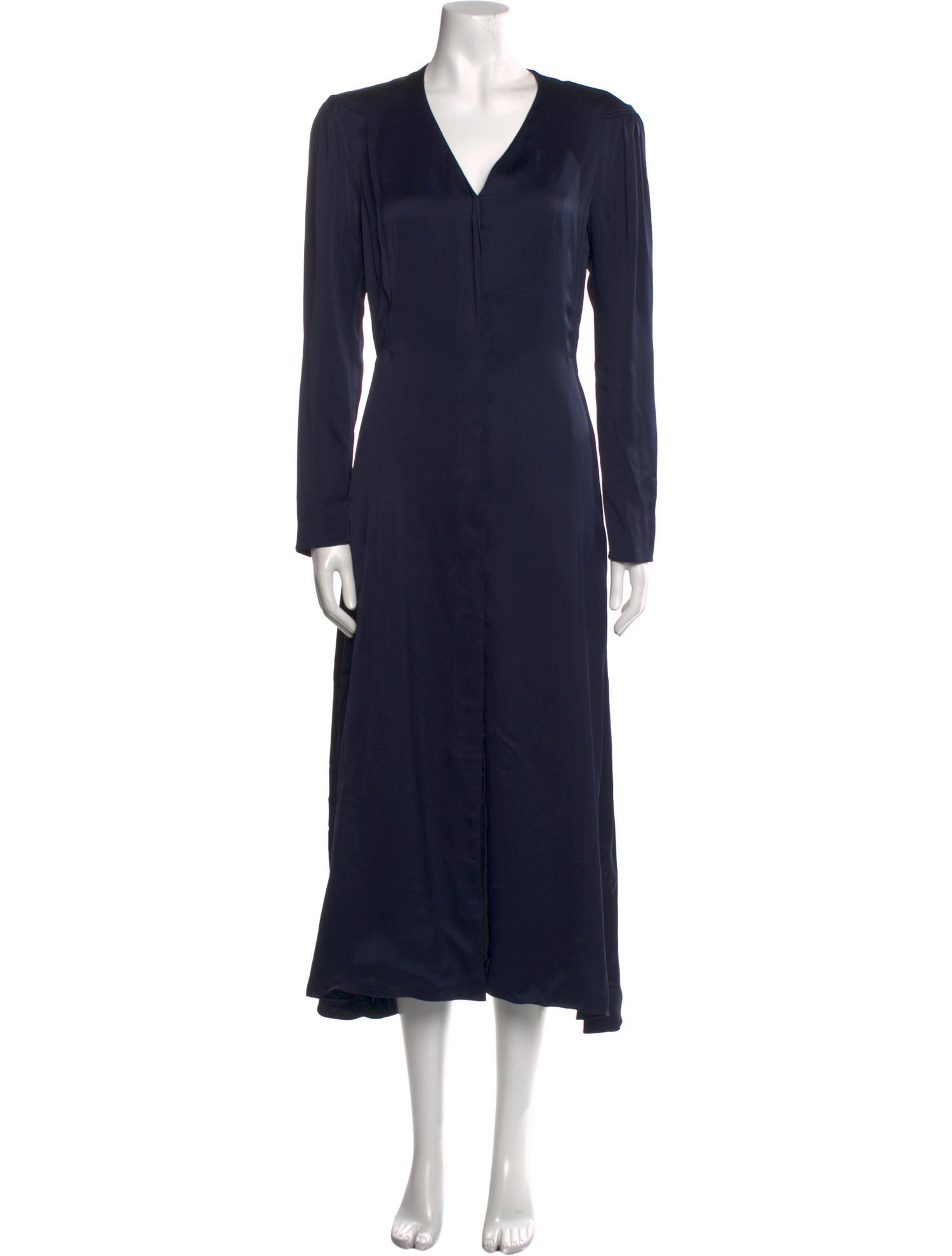 Lanvin V-Neck Long Dress
