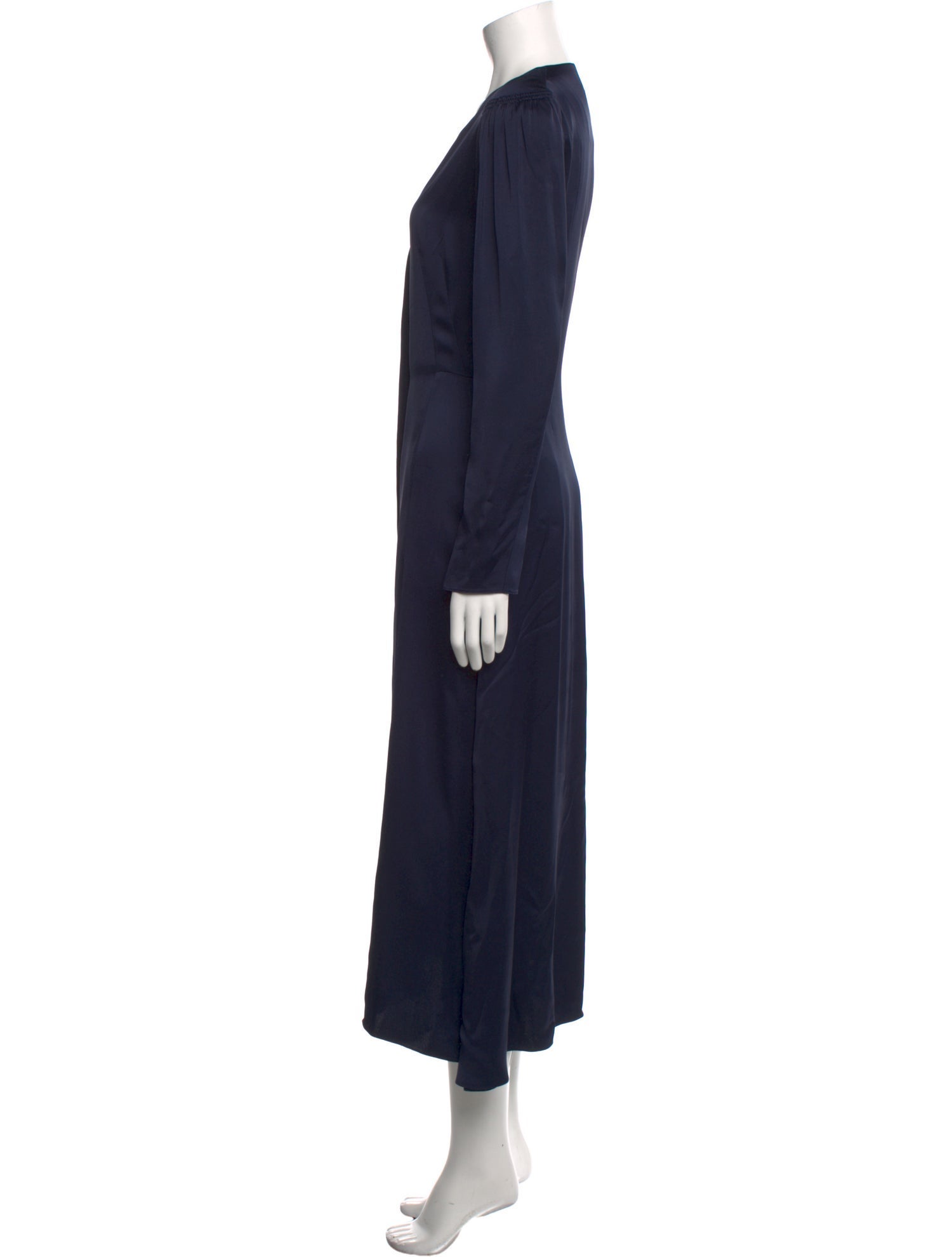 Lanvin V-Neck Long Dress