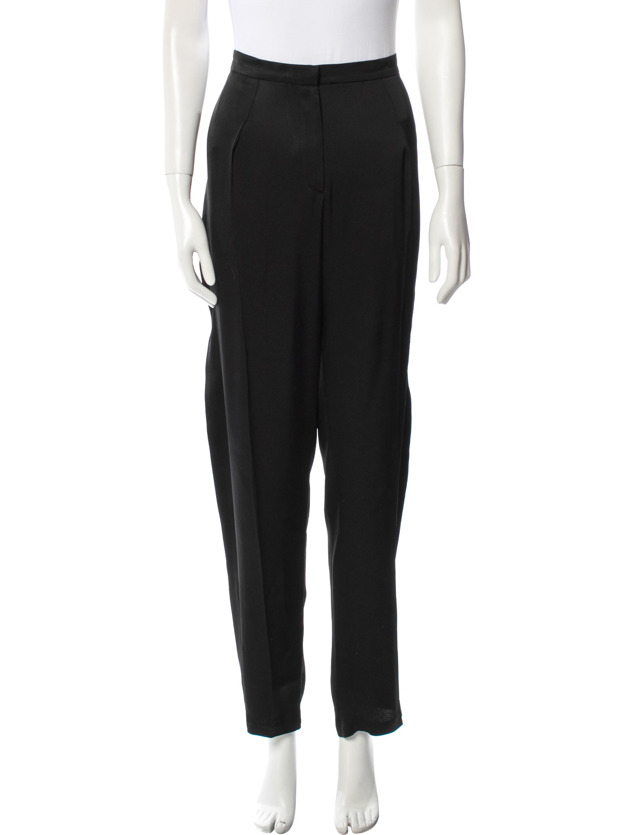 Lanvin Virgin Wool Straight Leg Pants