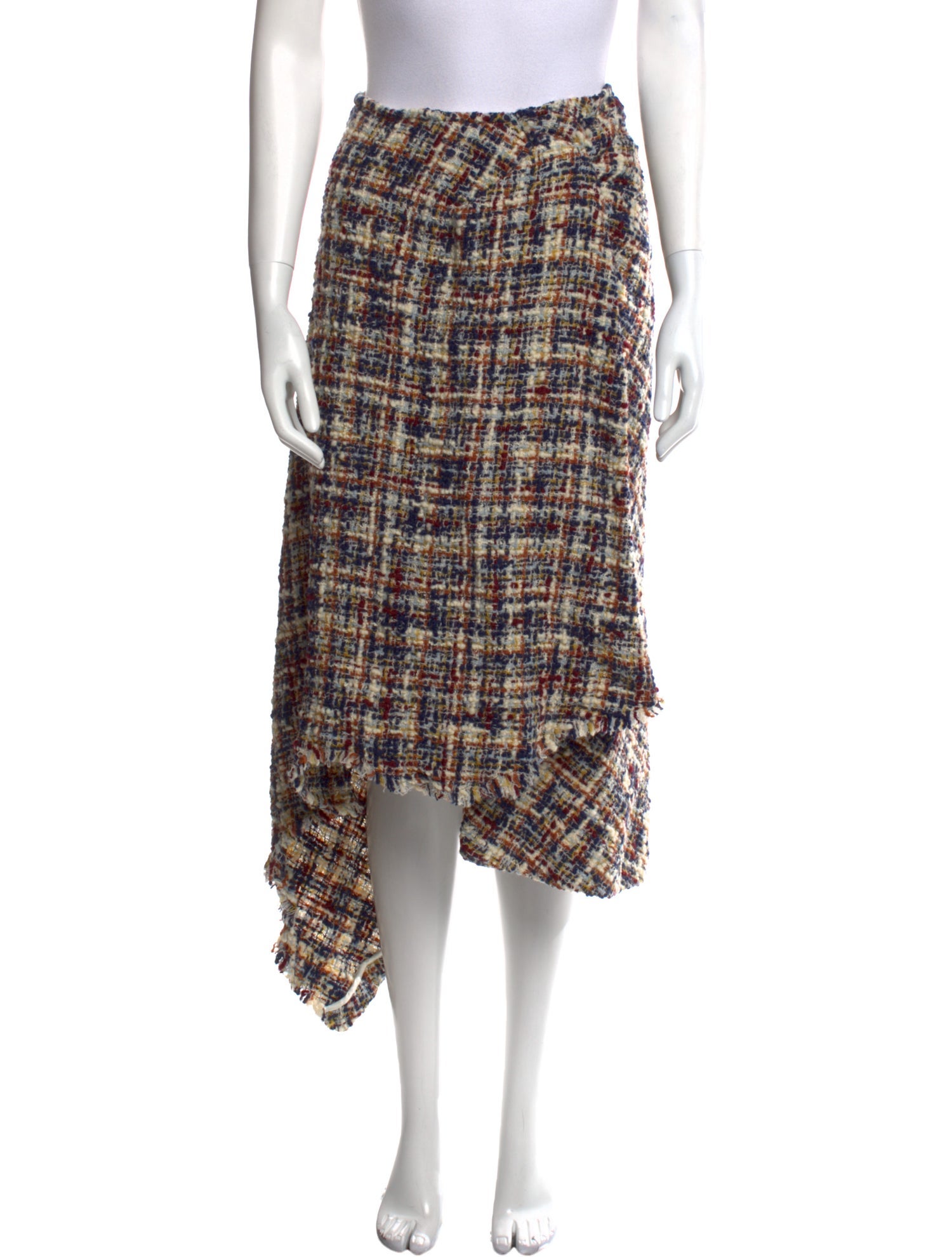 Lanvin Virgin Wool Midi Length Skirt w/ Tags