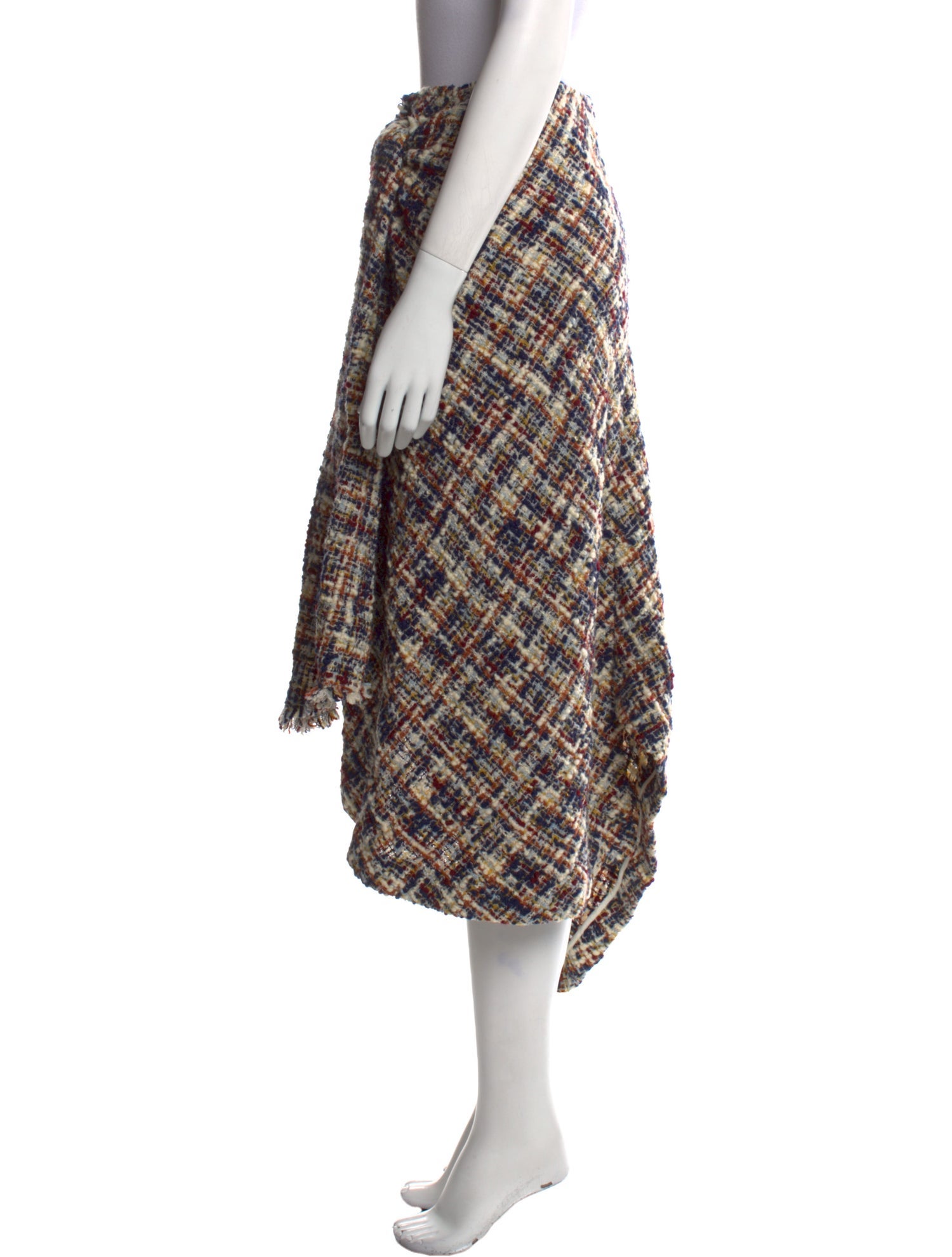 Lanvin Virgin Wool Midi Length Skirt w/ Tags