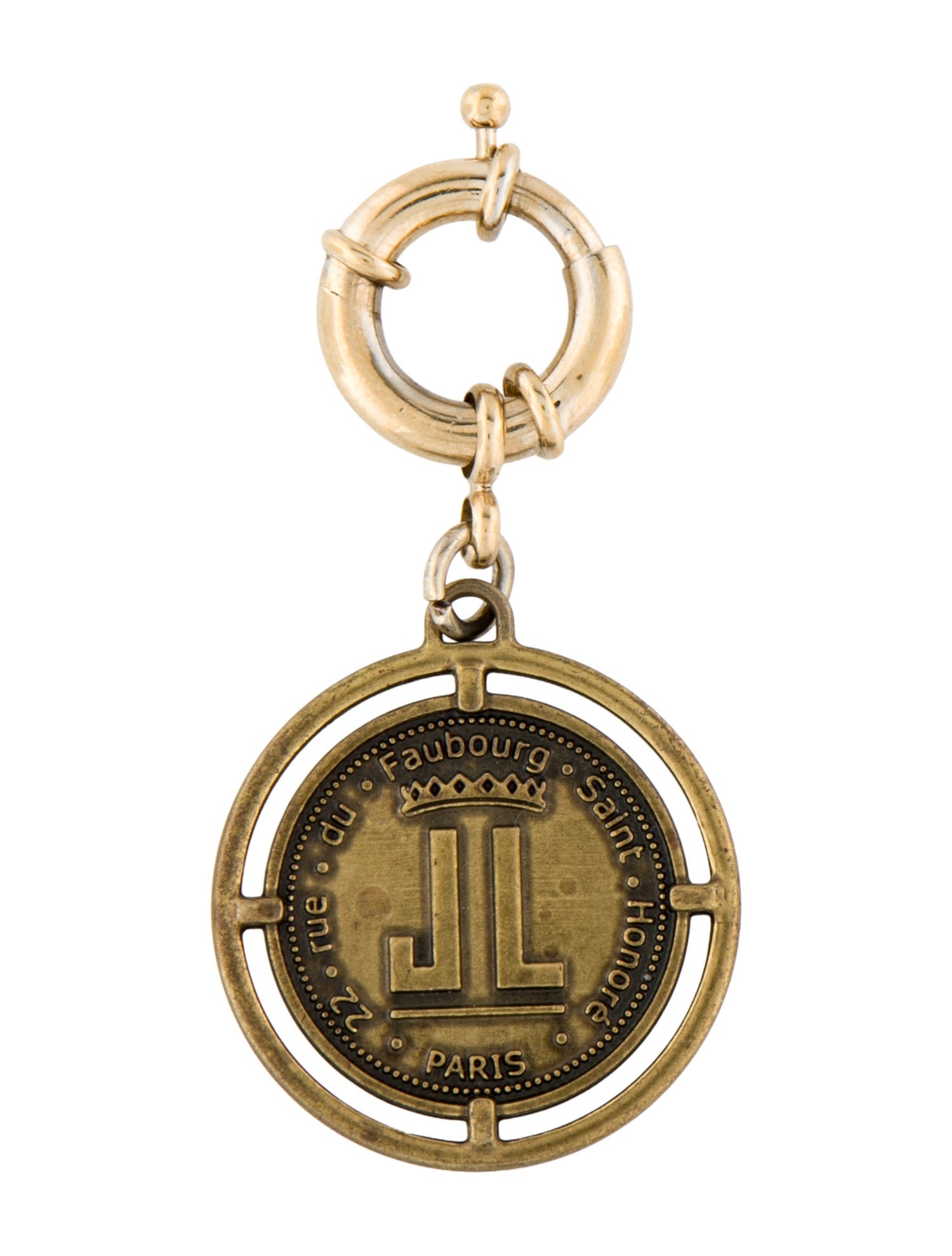 Lanvin Metal Logo Keychain