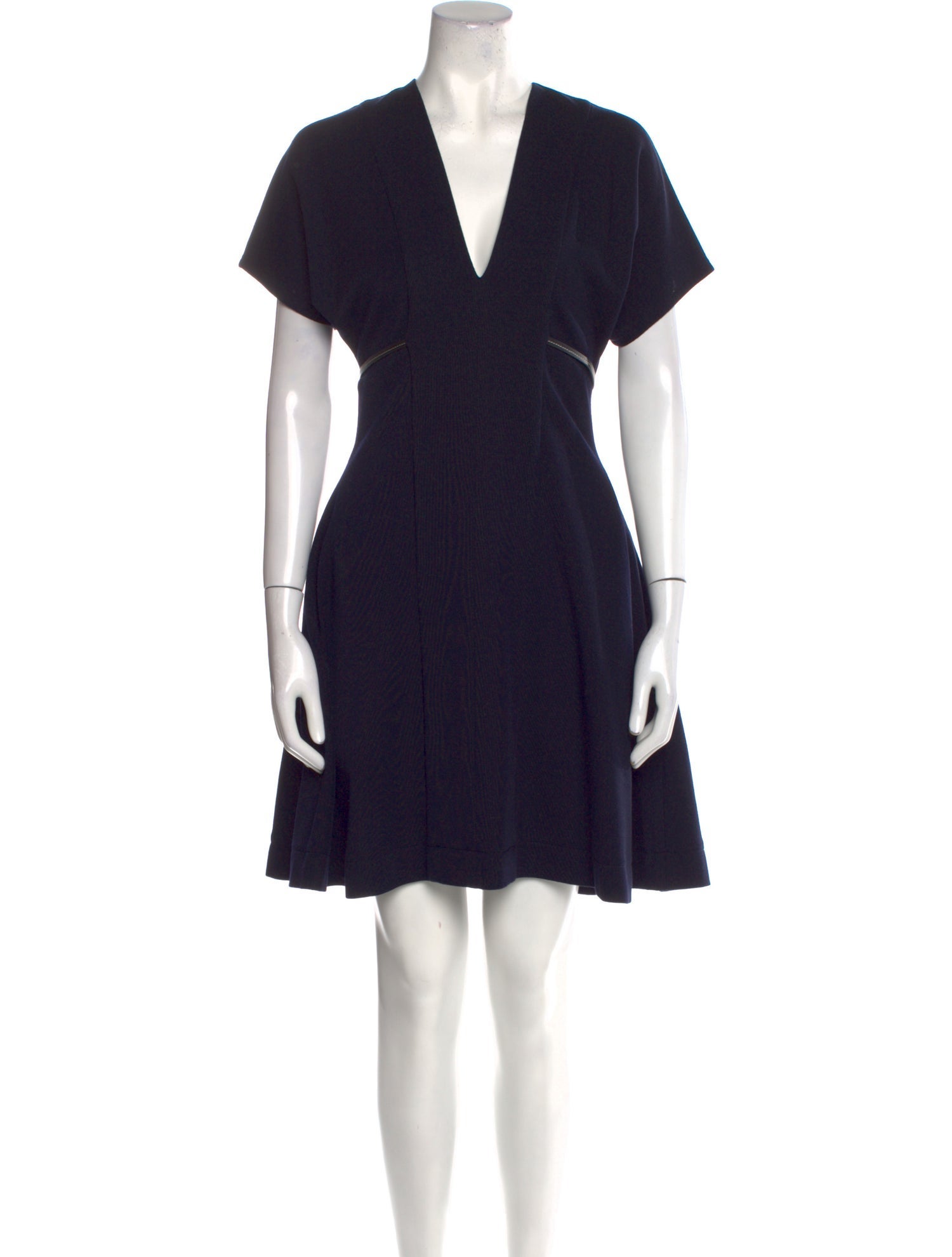 Lanvin V-Neck Mini Dress w/ Tags