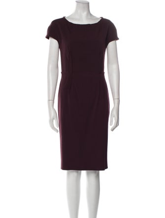 Lanvin Wool Knee-Length Dress