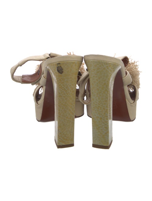 Lanvin Leather Slides