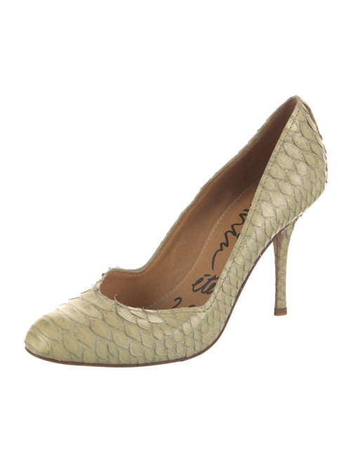 Lanvin Python Pumps