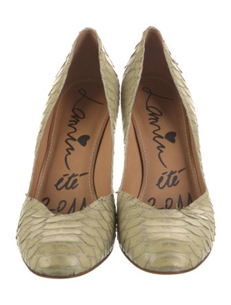 Lanvin Python Pumps