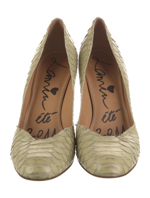 Lanvin Python Pumps