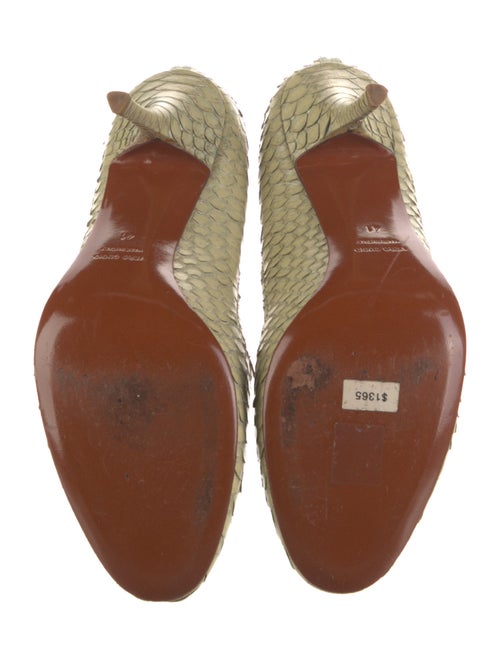 Lanvin Python Pumps