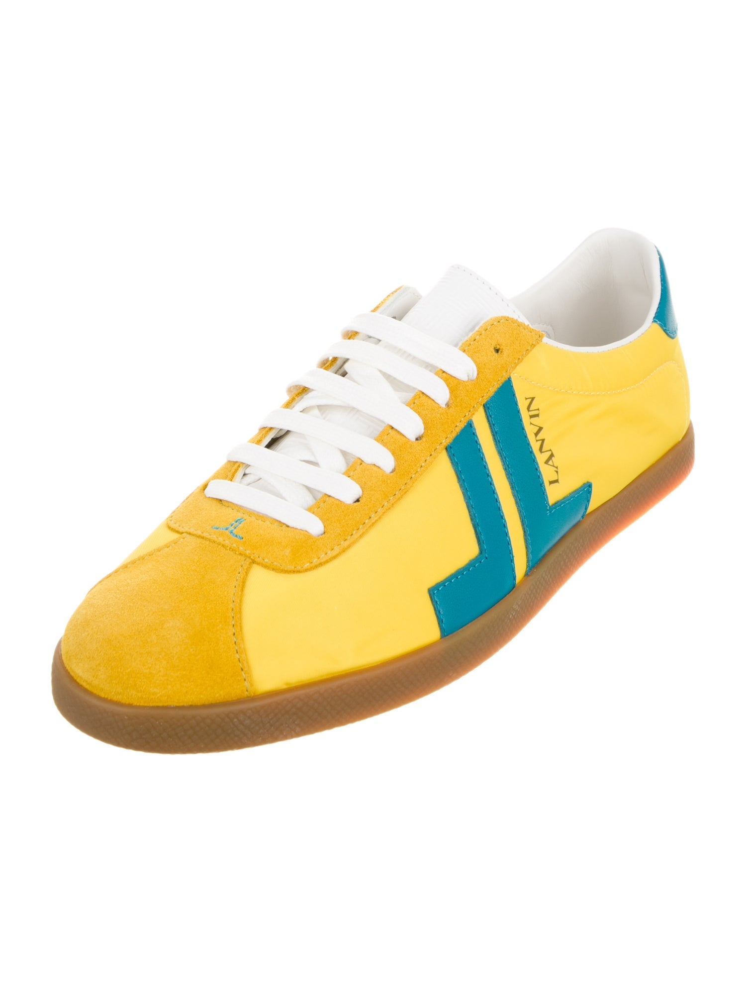 Lanvin Nylon Printed Sneakers