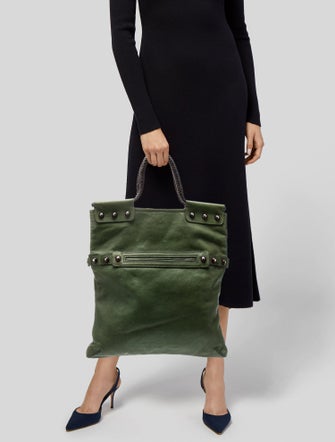 Lanvin Leather Top Handle Bag
