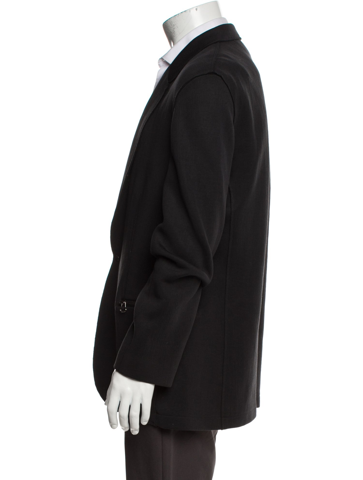 Lanvin Raw-Edge Trim Blazer