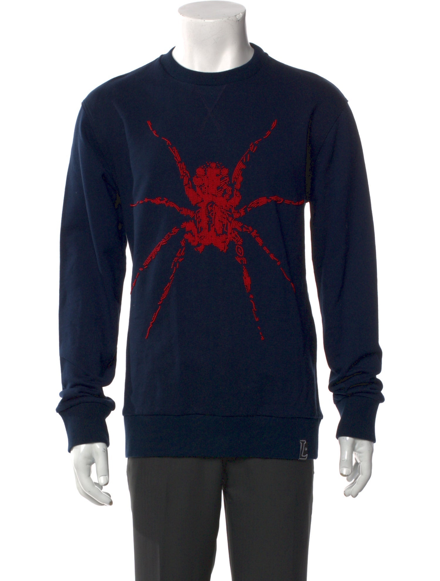 Lanvin Graphic Print Crew Neck Pullover