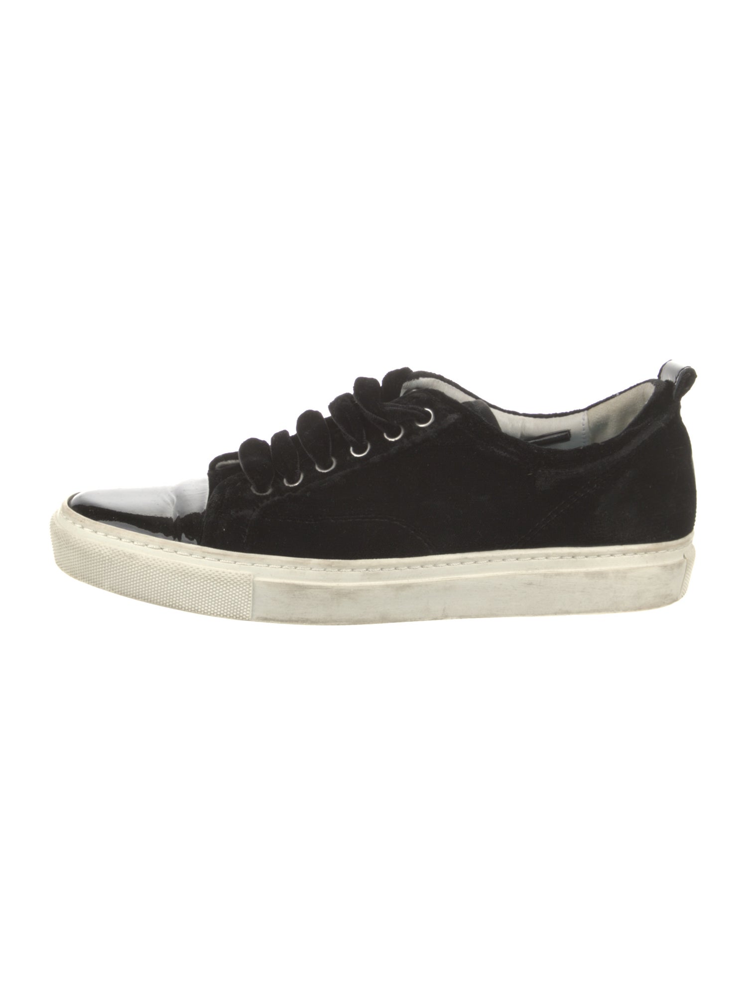 Lanvin Velvet Sneakers
