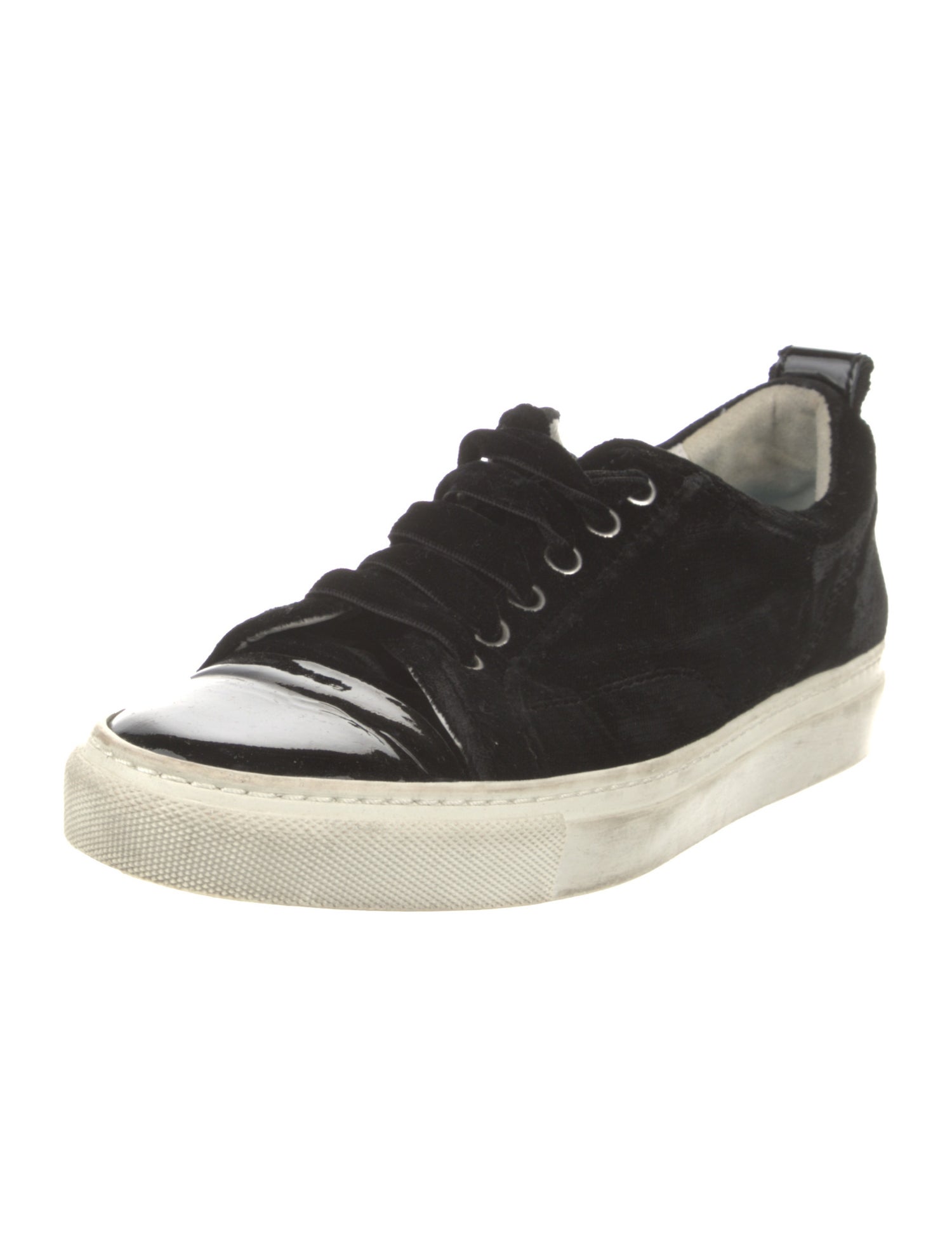Lanvin Velvet Sneakers