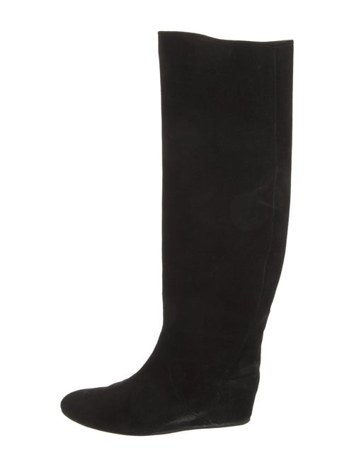 Lanvin Suede Riding Boots