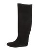 Lanvin Suede Riding Boots