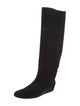 Lanvin Suede Riding Boots