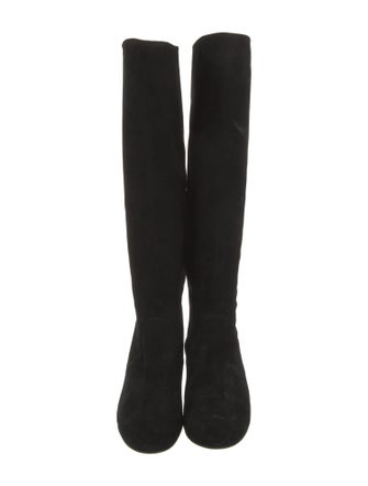 Lanvin Suede Riding Boots