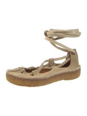 Lanvin Suede Ballet Flats