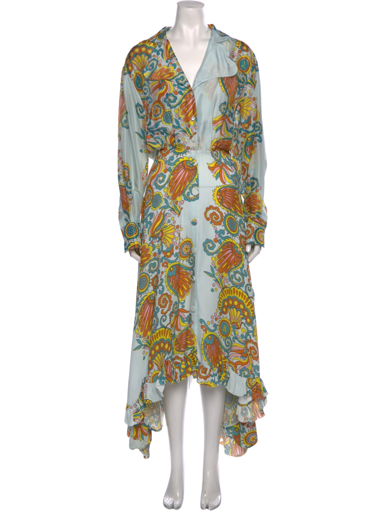 Lanvin Silk Long Dress