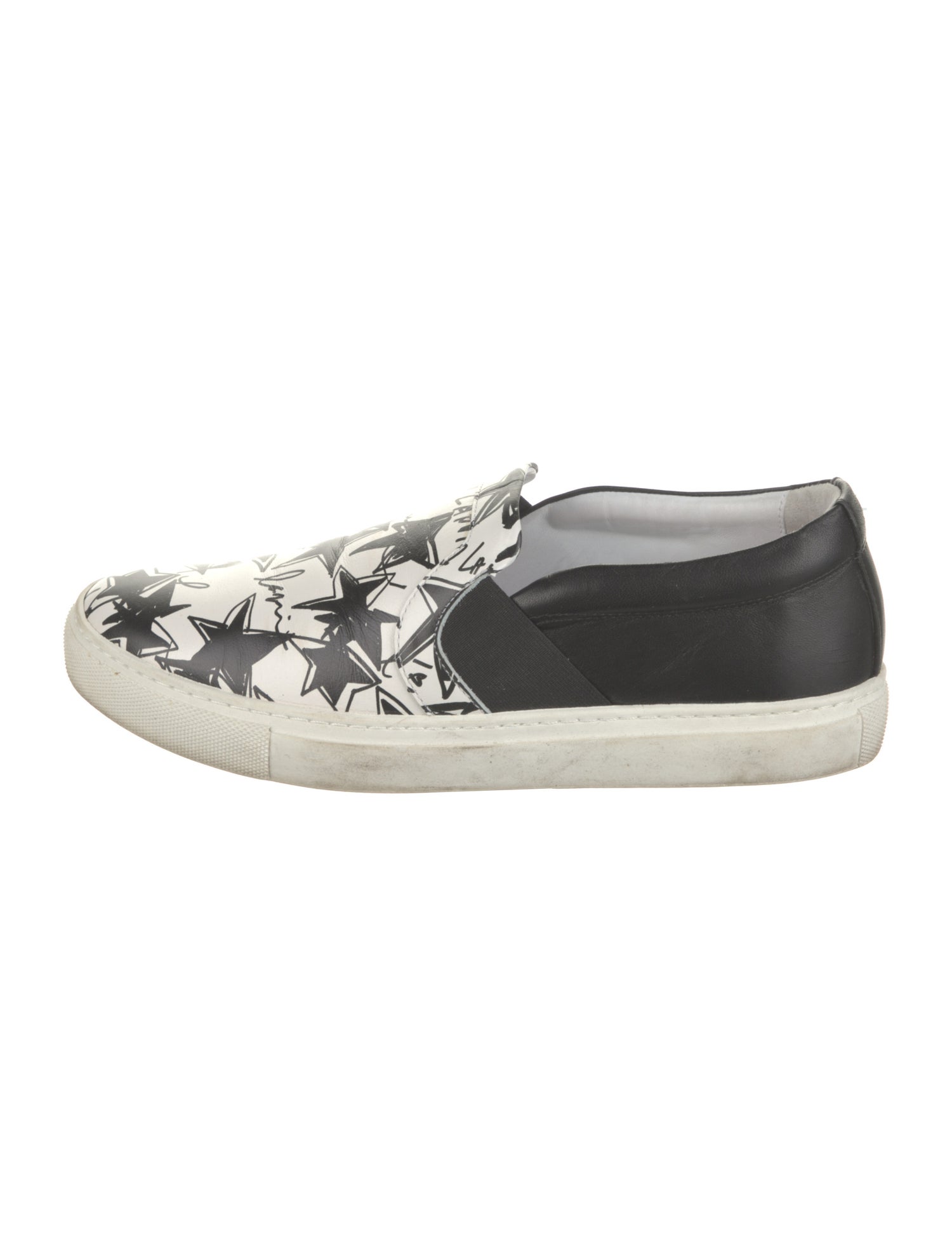 Lanvin Leather Printed Sneakers