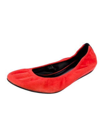Lanvin Suede Ballet Flats