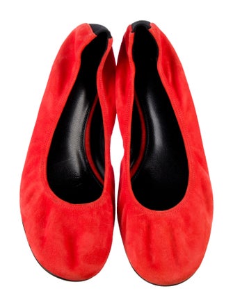 Lanvin Suede Ballet Flats