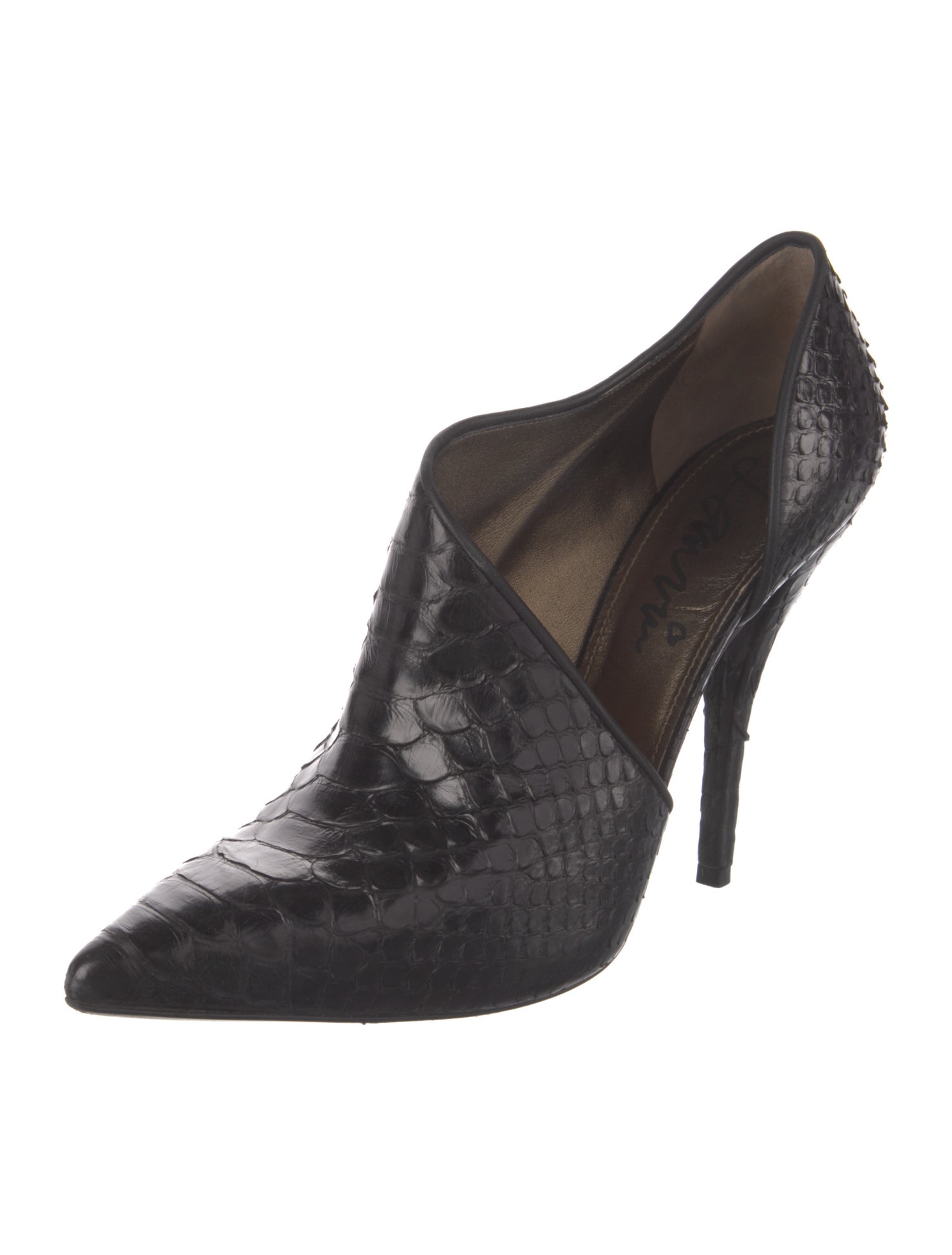 Lanvin Snakeskin Pumps
