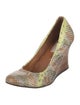 Lanvin Snakeskin Animal Print Pumps