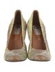 Lanvin Snakeskin Animal Print Pumps