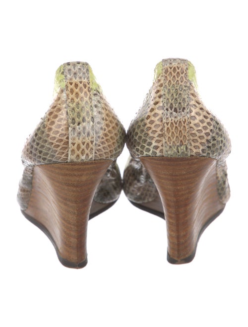 Lanvin Snakeskin Animal Print Pumps