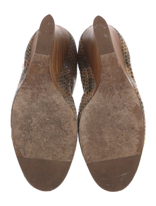 Lanvin Snakeskin Animal Print Pumps