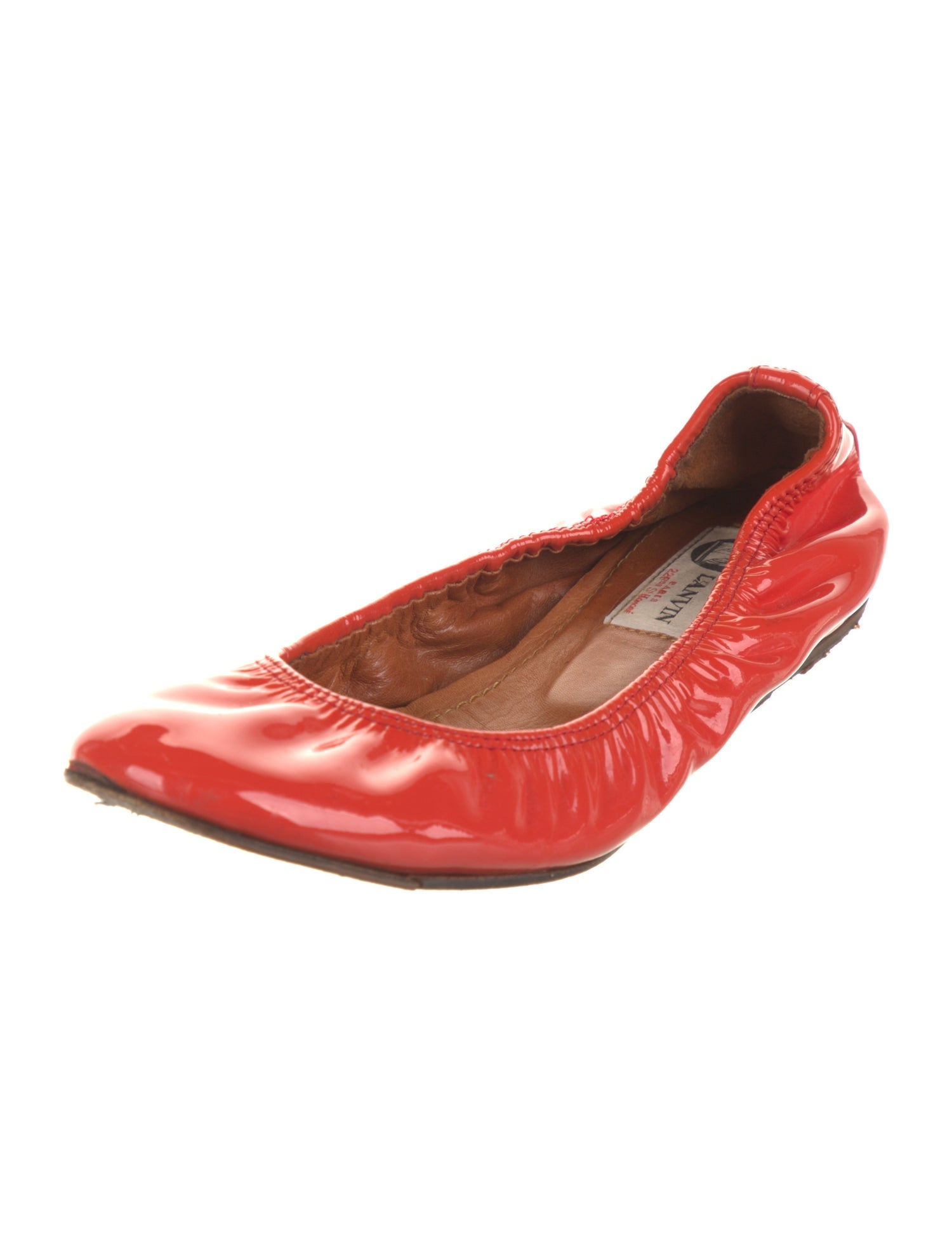 Lanvin Patent Leather Ballet Flats