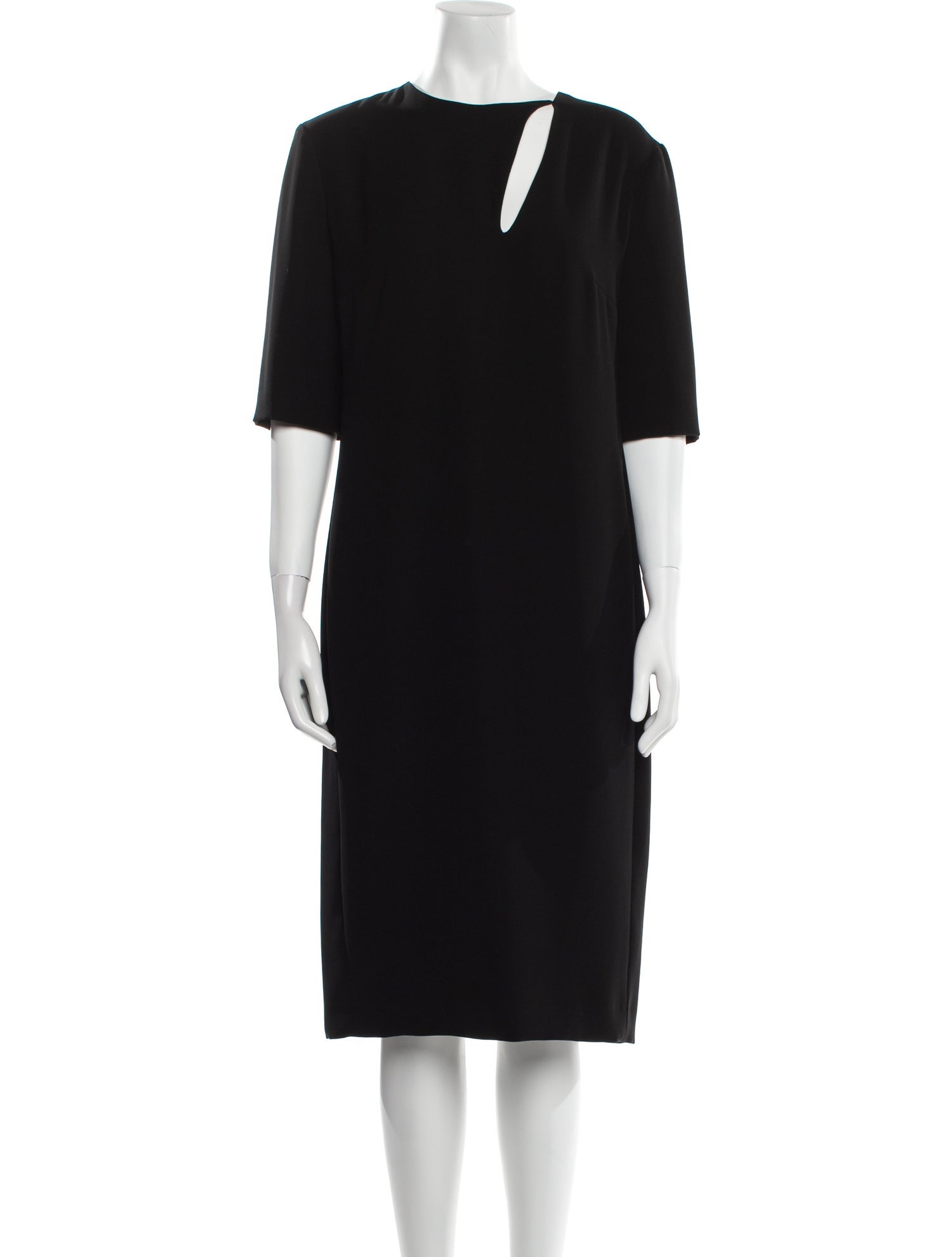 Lanvin Crew Neck Midi Length Dress