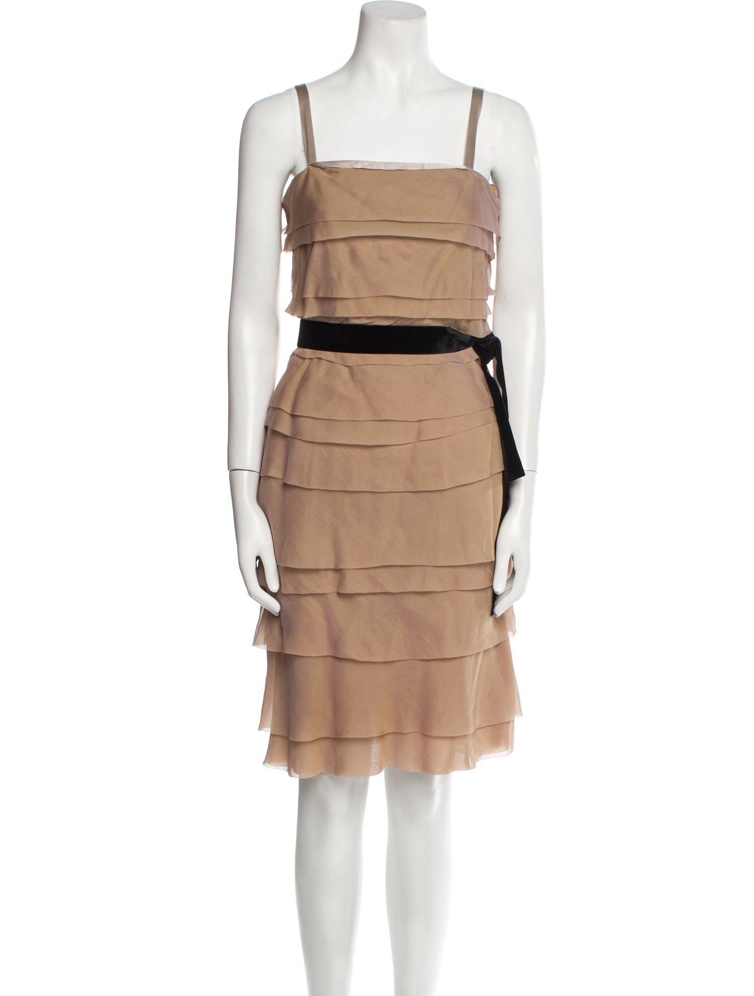 Lanvin Silk Knee-Length Dress