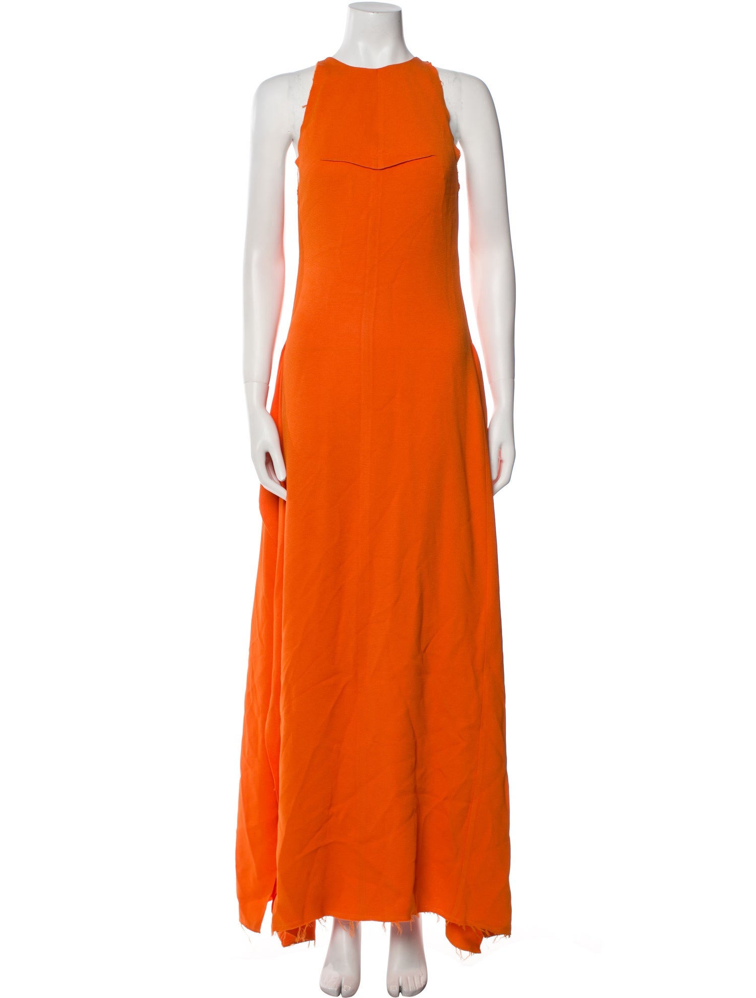 Lanvin Crew Neck Long Dress