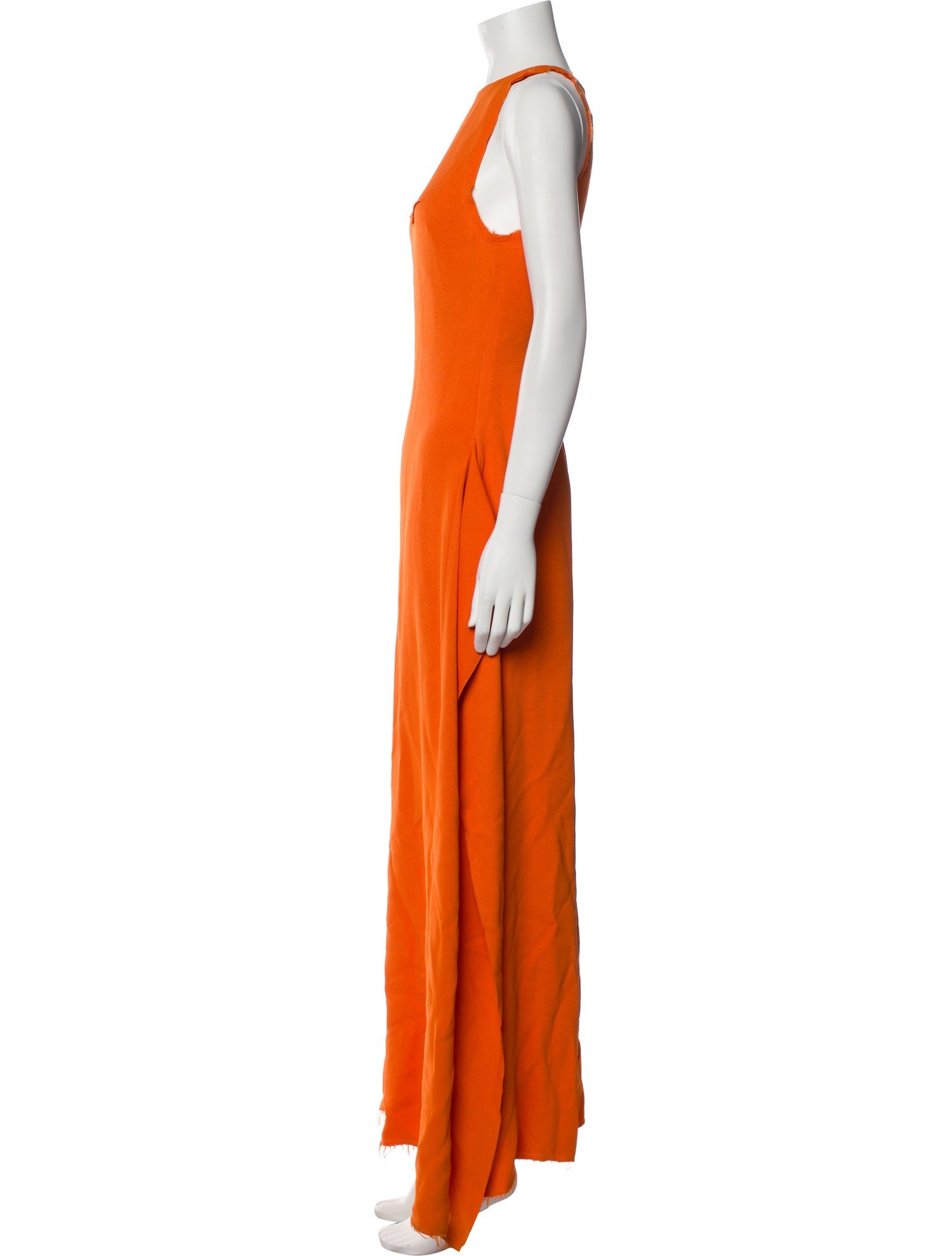 Lanvin Crew Neck Long Dress