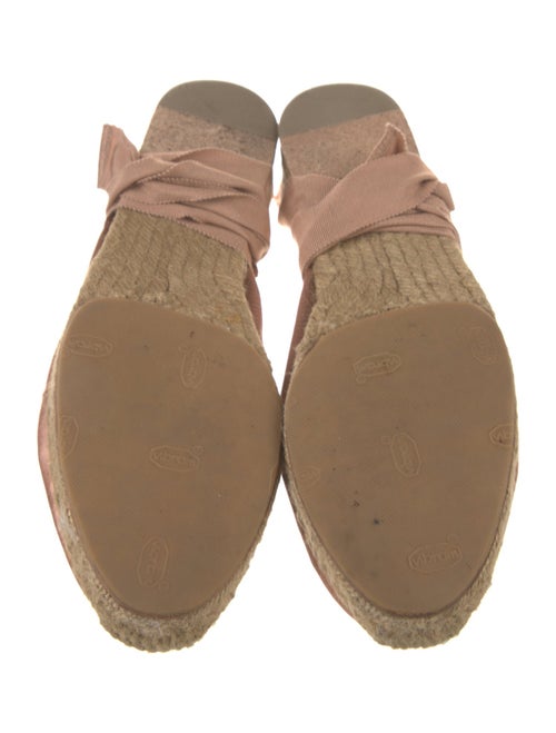 Lanvin Satin Grosgrain Trim Espadrilles