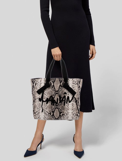 Lanvin Canvas Tote