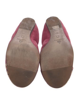 Lanvin Suede Ballet Flats