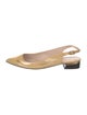 Lanvin Patent Leather Slingback Flats