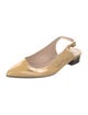 Lanvin Patent Leather Slingback Flats