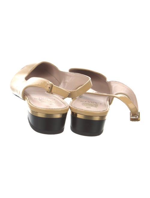 Lanvin Patent Leather Slingback Flats