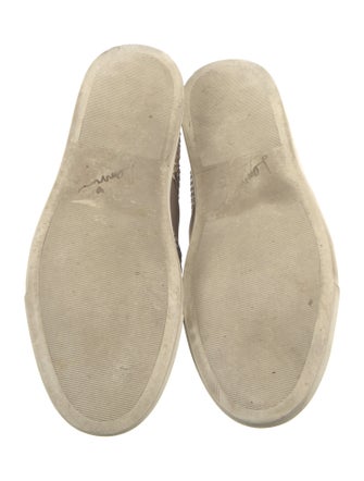 Lanvin Snakeskin Animal Print Loafers