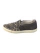 Lanvin Leather Animal Print Loafers
